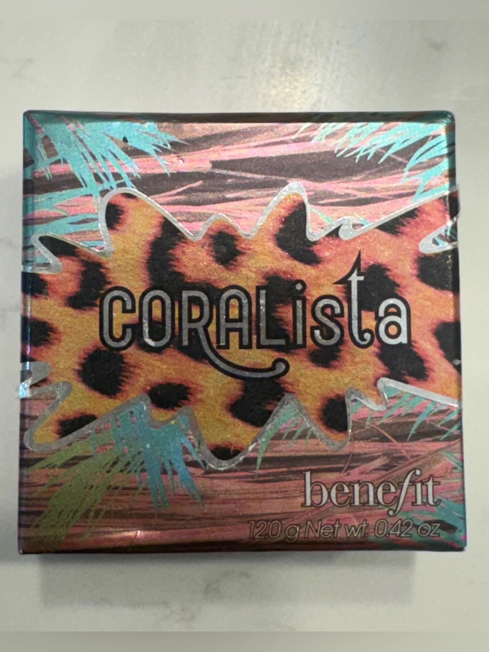 Benefit Coralista Box o’ Powder Blush Full Size 12g Discontinued RARE New in Box